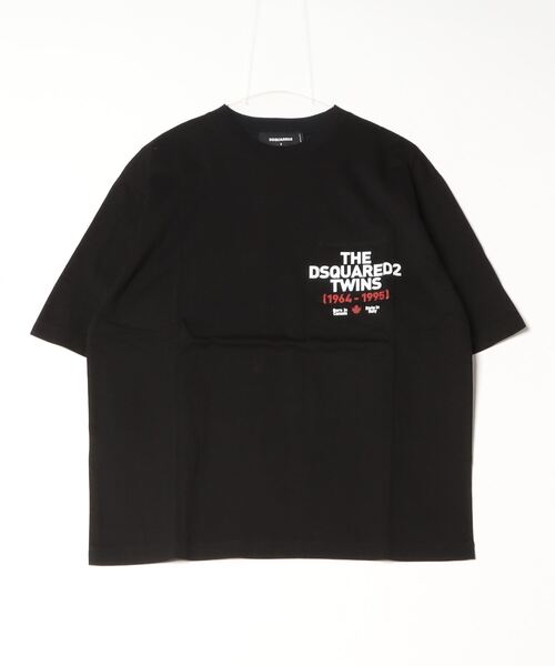 DSQUARED2(ディースクエアード)の「Loose Fit Tee Wash Mano Carta/0251(Tシャツ/カットソー・メンズ・ブラック/ホワイト・M/L/S)」の1枚目の写真