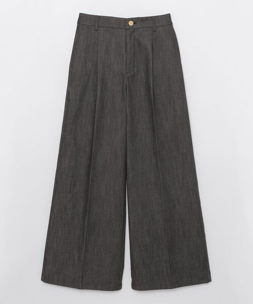 BLUE LABEL CRESTBRIDGE(ブルーレーベルクレストブリッジ)の「ハイウエストワイドパンツ(その他パンツ・レディース・ベージュ/ブラック・36/38)」の9枚目の写真
