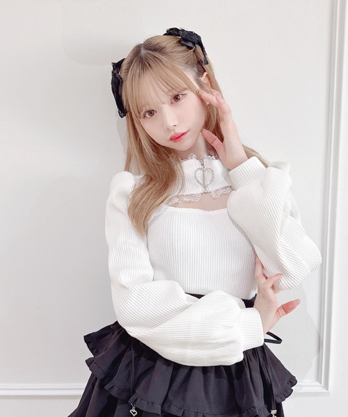 セール】ハートZIPテレコトップス（Tシャツ/カットソー）｜MA*RS