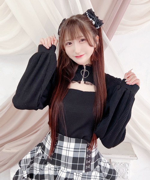 セール】ハートZIPテレコトップス（Tシャツ/カットソー）｜MA*RS