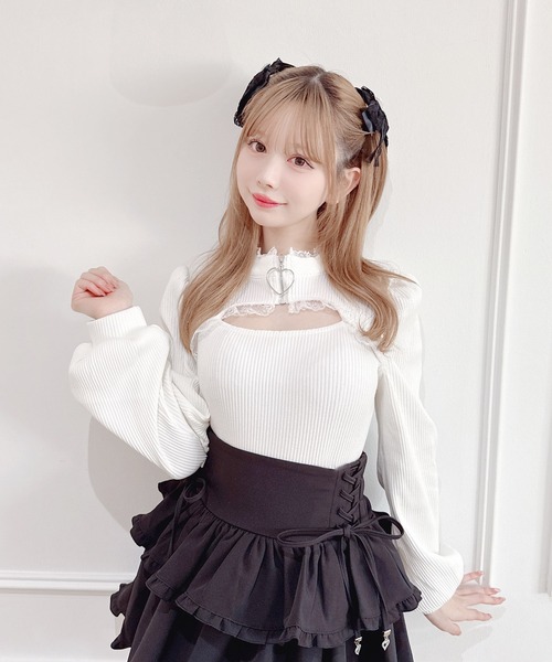 セール】ハートZIPテレコトップス（Tシャツ/カットソー）｜MA*RS