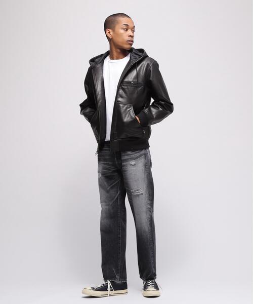 AVIREX（アヴィレックス）の「GOAT VEGE HOODED JACKET / ゴート ベジ フーデッド ジャケット / AVIREX / アヴィレックス（ブルゾン・メンズ・ブラウン/ブラック・MEDIUM/XX-LARGE/X-LARGE/LARGE）」の8枚目の写真