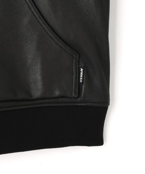 AVIREX（アヴィレックス）の「GOAT VEGE HOODED JACKET / ゴート ベジ フーデッド ジャケット / AVIREX / アヴィレックス（ブルゾン・メンズ・ブラウン/ブラック・MEDIUM/XX-LARGE/X-LARGE/LARGE）」の21枚目の写真