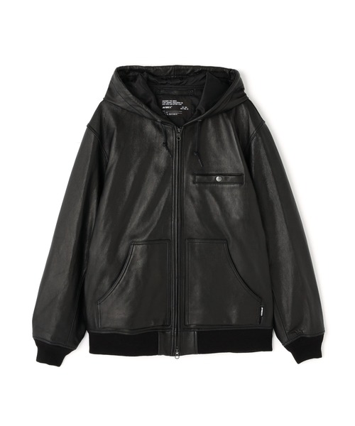 AVIREX（アヴィレックス）の「GOAT VEGE HOODED JACKET / ゴート ベジ フーデッド ジャケット / AVIREX / アヴィレックス（ブルゾン・メンズ・ブラウン/ブラック・MEDIUM/XX-LARGE/X-LARGE/LARGE）」の18枚目の写真