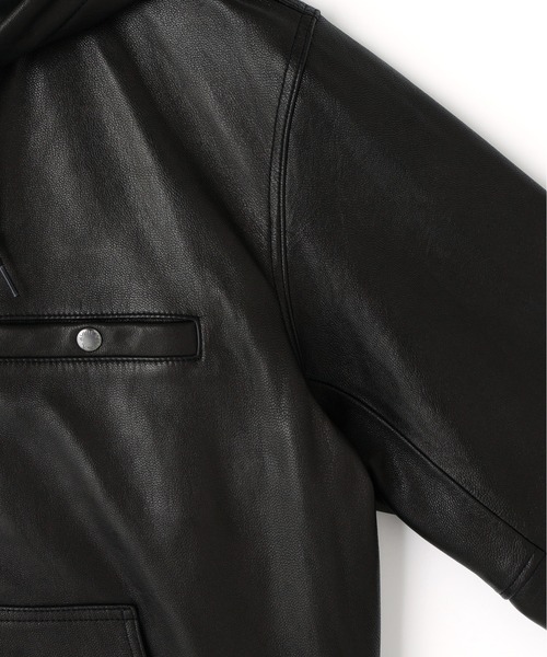 AVIREX（アヴィレックス）の「GOAT VEGE HOODED JACKET / ゴート ベジ フーデッド ジャケット / AVIREX / アヴィレックス（ブルゾン・メンズ・ブラウン/ブラック・MEDIUM/XX-LARGE/X-LARGE/LARGE）」の21枚目の写真