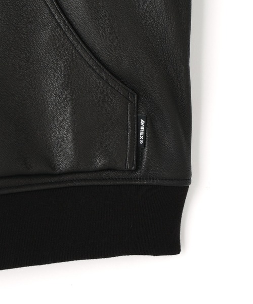 AVIREX（アヴィレックス）の「GOAT VEGE HOODED JACKET / ゴート ベジ フーデッド ジャケット / AVIREX / アヴィレックス（ブルゾン・メンズ・ブラウン/ブラック・MEDIUM/XX-LARGE/X-LARGE/LARGE）」の22枚目の写真