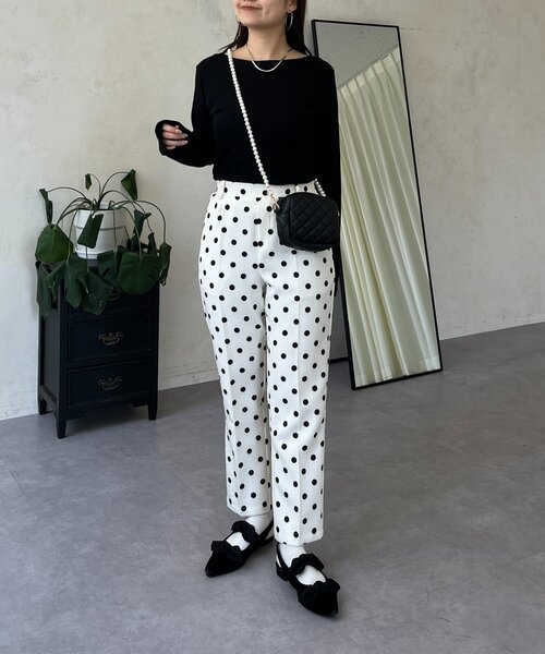 prose verse（プロズヴェール）の「【選べるネックライン】バックメタルリブロンT（Tシャツ/カットソー・レディース・ホワイト系その他/ブラック系その他/ブラック系その他2/ホワイト系その他2・LARGE/MEDIUM）」の21枚目の写真