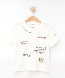Dessin（デッサン）の「【リンクコーデ】刺繍Tシャツ（Tシャツ/カットソー）」
