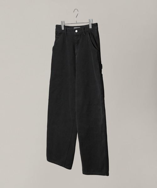 Bleme(ブレム)の「19oz ヴィンテージ加工 ワイドストレート 高密度ペインターダックパンツ(チノパンツ・メンズ・ブラック/カーキ/ベージュ・S/M/L/XL)」の16枚目の写真
