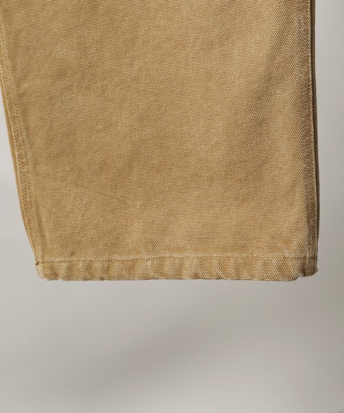 Bleme（ブレム）の「19oz ヴィンテージ加工 ワイドストレート 高密度ペインターダックパンツ（チノパンツ・メンズ・ブラック/カーキ/ベージュ・S/M/L/XL）」の8枚目の写真