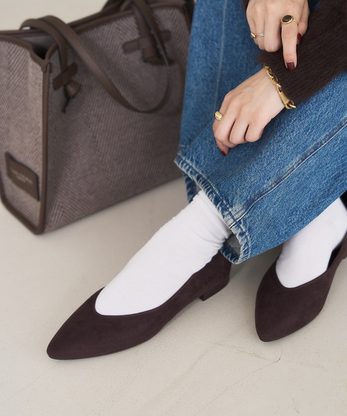 LE TALON（ルタロン）の「《追加》アーモンドプレーンフラット（バレエシューズ・レディース・ブラック系その他/ボルドー/ネイビー/ゴールド・24cm/24.5cm/23.5cm/21.5/21/25.5cm/25cm/23cm/22.5cm/22cm）」の11枚目の写真