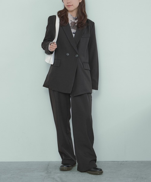 セール】テーラードジャケット＆パンツ 2点セット（スーツセット）｜H