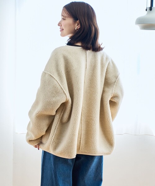 ノーカラーコーデュロイジャケット サイズ44 CAMBIO ジャケット ノーカラージャケット mj9453- コーデュロイノー