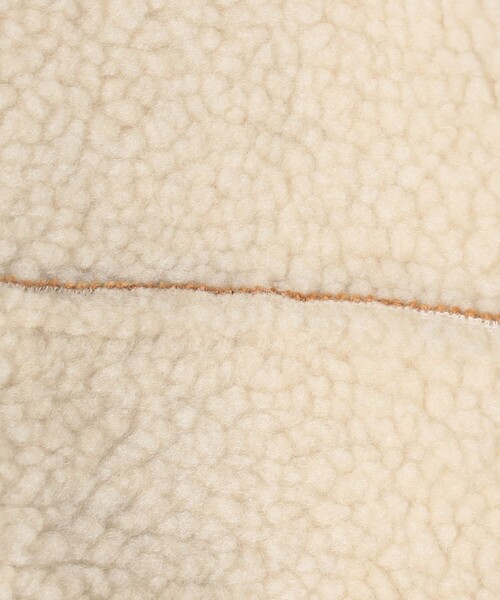 coen（コーエン）の「リバーシブル ノーカラーコーデュロイブルゾン【インフルエンサー紹介アイテム】（ノーカラージャケット・レディース・ブラウン/ダークグレー/ナチュラル・M/L）」の7枚目の写真