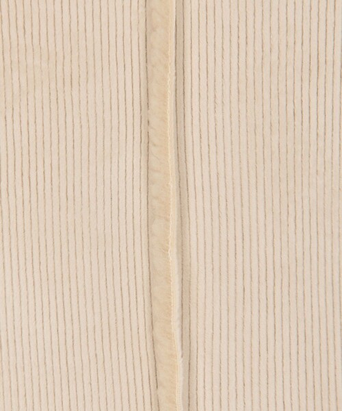 coen（コーエン）の「リバーシブル ノーカラーコーデュロイブルゾン【インフルエンサー紹介アイテム】（ノーカラージャケット・レディース・ブラウン/ダークグレー/ナチュラル・M/L）」の13枚目の写真