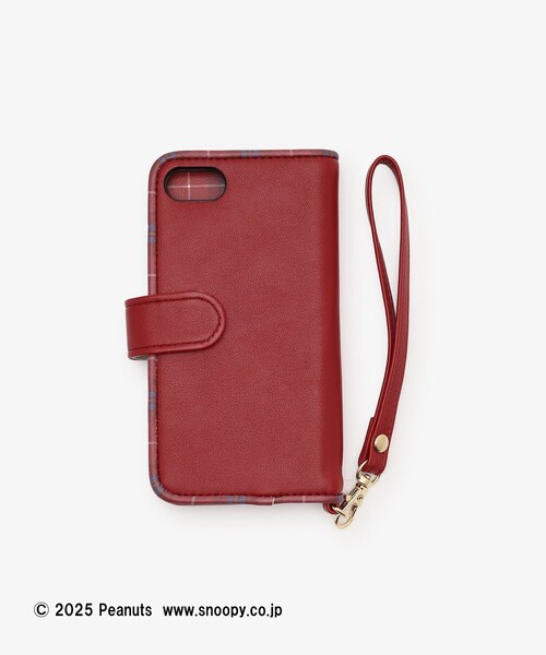 Afternoon Tea(アフタヌーンティー)の「ブック型iPhone8/7/SE3・2ケース/PEANUTS/Afternoon Tea Original Tartans(スマホケース/カバー・レディース・レッド・ONE SIZE)」の7枚目の写真