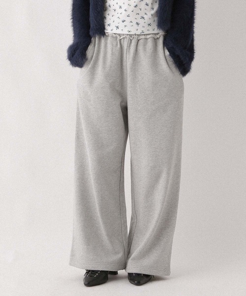 セール】2WAYワイドスウェットパンツ2 599663（スウェットパンツ