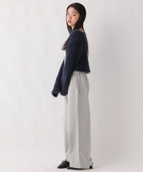 Heather(ヘザー)の「2WAYワイドスウェットパンツ2 599663(スウェットパンツ・レディース・スミクロ/グレー/グレー系その他/ブラウン系その他/ピンク・FREE)」の12枚目の写真