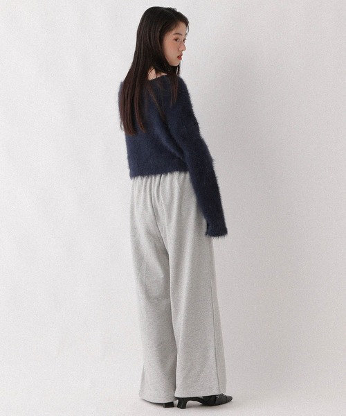 Heather(ヘザー)の「2WAYワイドスウェットパンツ2 599663(スウェットパンツ・レディース・スミクロ/グレー/グレー系その他/ブラウン系その他/ピンク・FREE)」の13枚目の写真