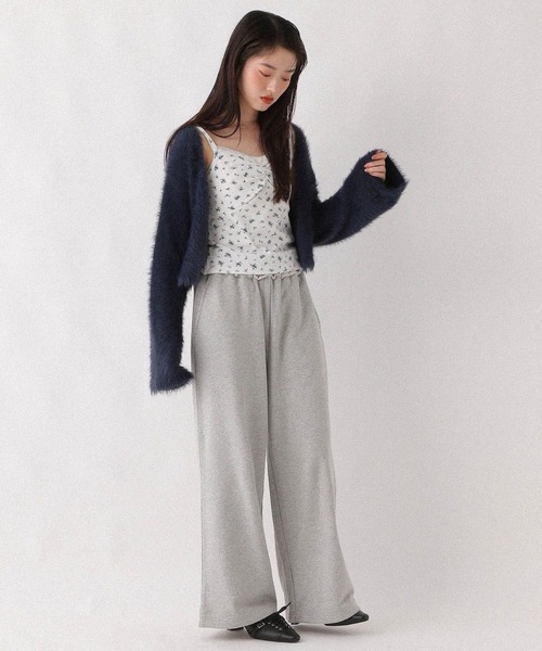 Heather(ヘザー)の「2WAYワイドスウェットパンツ2 599663(スウェットパンツ・レディース・スミクロ/グレー/グレー系その他/ブラウン系その他/ピンク・FREE)」の14枚目の写真