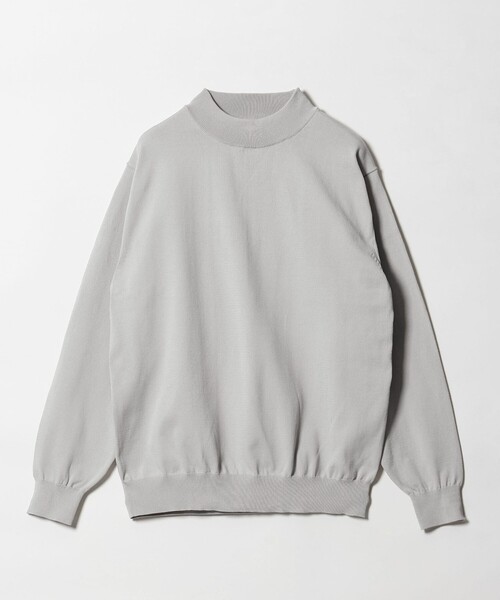 green label relaxing（グリーンレーベルリラクシング）の「A+ ポリエステル モックネック ニット -ウォッシャブル-（ニット/セーター・メンズ・ライトグレー/ブラック/ライトブルー・M/XL/L/S）」の17枚目の写真