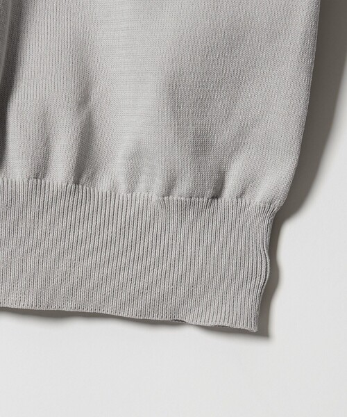 green label relaxing（グリーンレーベルリラクシング）の「A+ ポリエステル モックネック ニット -ウォッシャブル-（ニット/セーター・メンズ・ライトグレー/ブラック/ライトブルー・M/XL/L/S）」の21枚目の写真