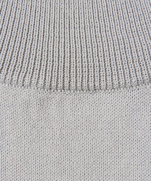 green label relaxing（グリーンレーベルリラクシング）の「A+ ポリエステル モックネック ニット -ウォッシャブル-（ニット/セーター・メンズ・ライトグレー/ブラック/ライトブルー・M/XL/L/S）」の22枚目の写真