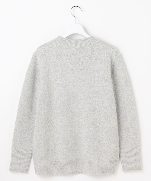 J.PRESS（ジェイプレス）の「MIX COLOR クルーネック ニット（ニット/セーター・レディース・ベージュ系/サックスブルー系・MEDIUM/LARGE）」の14枚目の写真