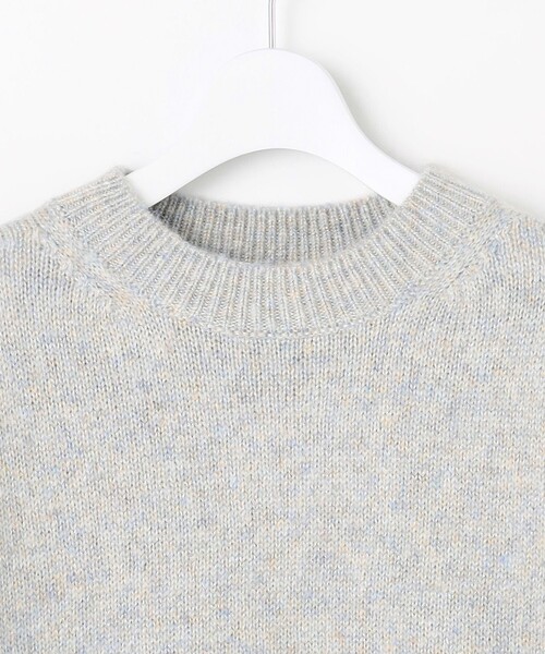 J.PRESS（ジェイプレス）の「MIX COLOR クルーネック ニット（ニット/セーター・レディース・ベージュ系/サックスブルー系・MEDIUM/LARGE）」の15枚目の写真