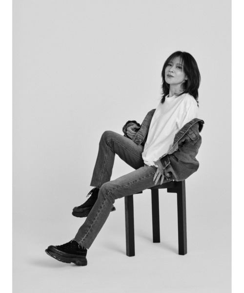 Lee（リー）の「【AKINA NAKAMORI × Lee】Denim Pants for women（デニムパンツ・レディース・ブルー系その他・X-SMALL/SMALL/MEDIUM/LARGE/XXS）」の4枚目の写真