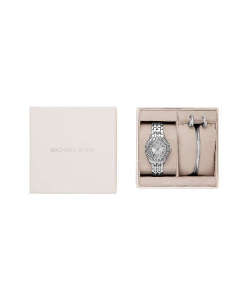 MICHAEL KORS(マイケルコース)の「マイケル・コース 腕時計 レディース アナログ ステンレス MK4975SET(アナログ腕時計・レディース・シルバー・FREE)」の6枚目の写真