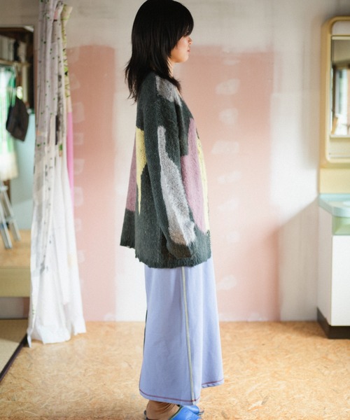 PAMM/生活のニットカーディガン/グレー 生活のニットカーディガン（カーディガン/ボレロ）｜PAMM（パム）の