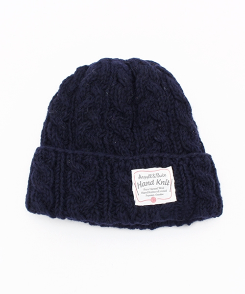 ikka(イッカ)の「ケーブルアランワッチ(ニットキャップ/ビーニー・レディース・オフホワイト/グレー/ネイビー・FREE)」の3枚目の写真