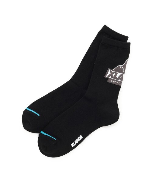 XLARGE KIDS(エクストララージキッズ)の「スランテッドOGクルーソックス(ソックス/靴下・キッズ・ホワイト/ブラック/オレンジ・13-15cm/15-17cm/17-19cm/19-21cm)」の3枚目の写真