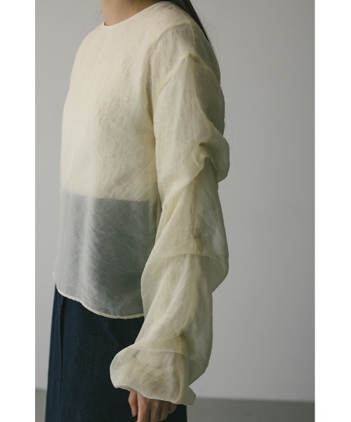 シアーレイヤードトップ（Tシャツ/カットソー）｜STYLEMIXER（スタイル