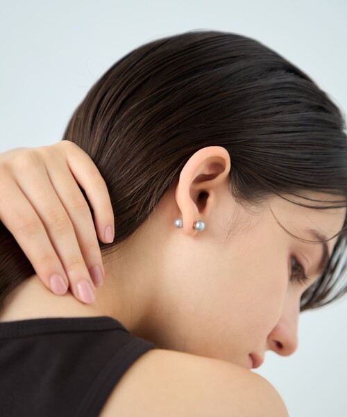 ete（エテ）の「[オーナメントピアス] パール（ピアス（片耳用）・レディース・ピンクゴールド/イエローゴールド・FREE）」の3枚目の写真