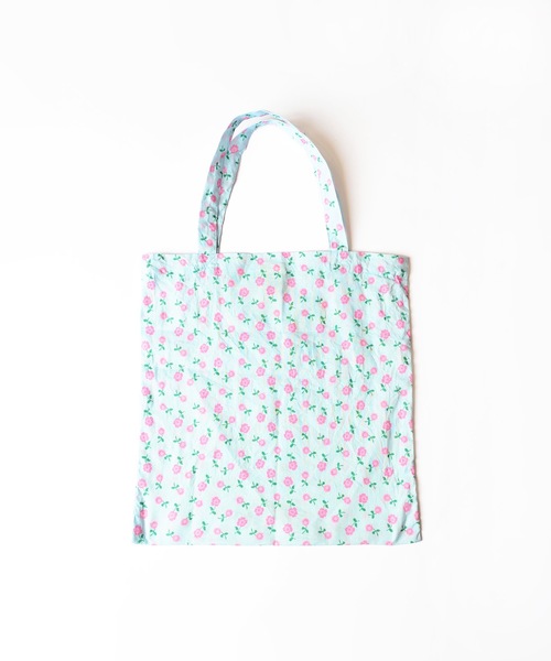 HOLIDAY（ホリデイ）の「FLOWER TOTE BAG (CIRCULATION) フラワートートバッグ (サーキュレーション)（トートバッグ・レディース・ブルー・ONE SIZE）」の2枚目の写真