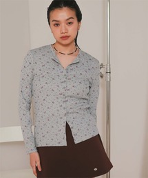 miette（ミエット）の「小花柄ワッフルカーディガン（カーディガン/ボレロ）」