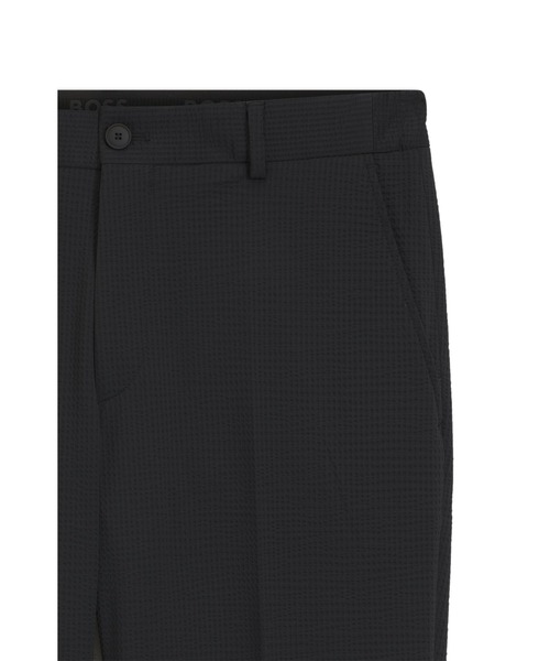 BOSS(ボス)の「ウォッシャブル フォーマルパンツ ストレッチシアサッカー ファブリック(その他パンツ・メンズ・ブラック/ベージュ・54/50/44/46/52/48/56)」の6枚目の写真