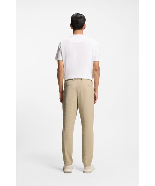 BOSS(ボス)の「ウォッシャブル フォーマルパンツ ストレッチシアサッカー ファブリック(その他パンツ・メンズ・ブラック/ベージュ・54/50/44/46/52/48/56)」の9枚目の写真