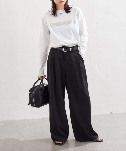 JOURNAL STANDARD(ジャーナルスタンダード)の「《WEB限定追加》UNBIASEDロングスリーブ Tシャツ(Tシャツ/カットソー・レディース・ブラック系その他/シルバー/ホワイト・FREE)」の8枚目の写真