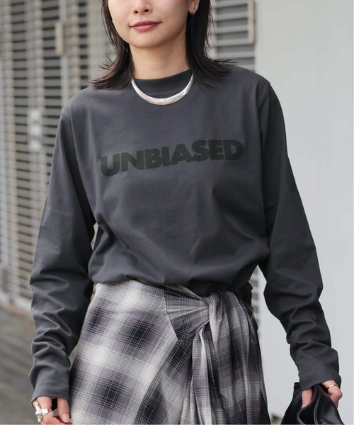 JOURNAL STANDARD(ジャーナルスタンダード)の「《WEB限定追加》UNBIASEDロングスリーブ Tシャツ(Tシャツ/カットソー・レディース・ブラック系その他/シルバー/ホワイト・FREE)」の12枚目の写真