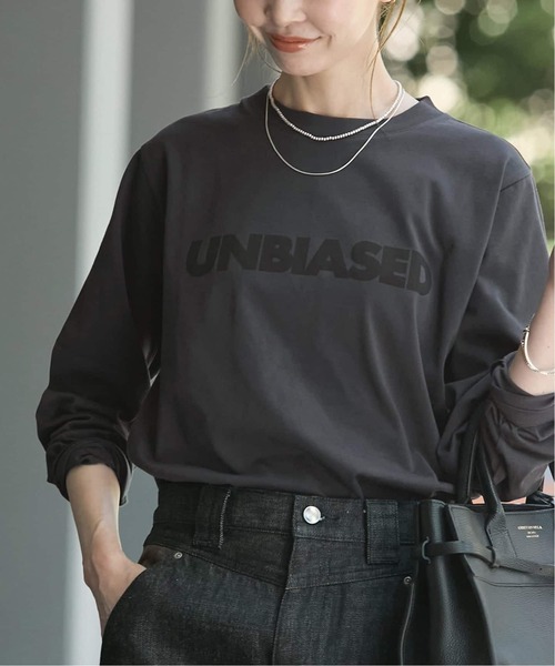 JOURNAL STANDARD(ジャーナルスタンダード)の「《WEB限定追加》UNBIASEDロングスリーブ Tシャツ(Tシャツ/カットソー・レディース・ブラック系その他/シルバー/ホワイト・FREE)」の17枚目の写真