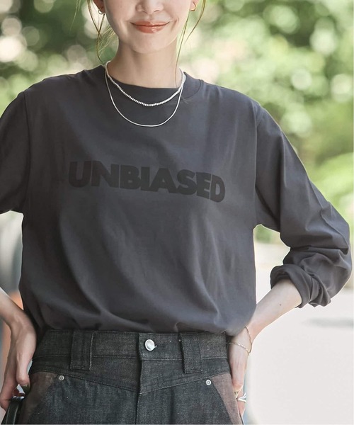 JOURNAL STANDARD(ジャーナルスタンダード)の「《WEB限定追加》UNBIASEDロングスリーブ Tシャツ(Tシャツ/カットソー・レディース・ブラック系その他/シルバー/ホワイト・FREE)」の18枚目の写真