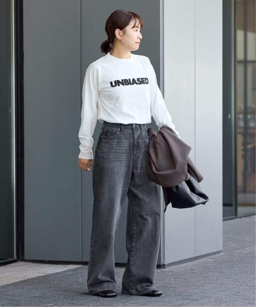 JOURNAL STANDARD(ジャーナルスタンダード)の「《WEB限定追加》UNBIASEDロングスリーブ Tシャツ(Tシャツ/カットソー・レディース・ブラック系その他/シルバー/ホワイト・FREE)」の20枚目の写真