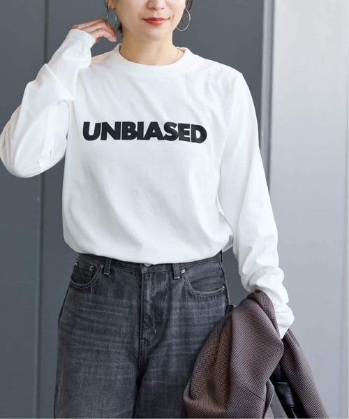 JOURNAL STANDARD(ジャーナルスタンダード)の「《WEB限定追加》UNBIASEDロングスリーブ Tシャツ(Tシャツ/カットソー・レディース・ブラック系その他/シルバー/ホワイト・FREE)」の21枚目の写真