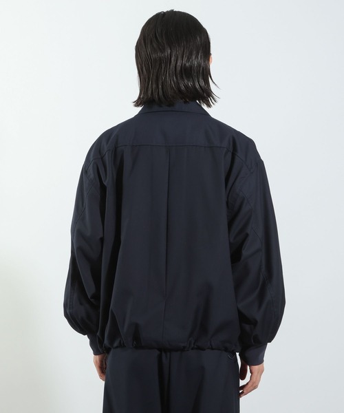 BAYFLOW(ベイフロー)の「【IVY(アイビー)×BAYFLOW】オープンカラー比翼ブルゾン(ブルゾン・メンズ・ブラウン/ネイビー・MEDIUM/LARGE)」の17枚目の写真