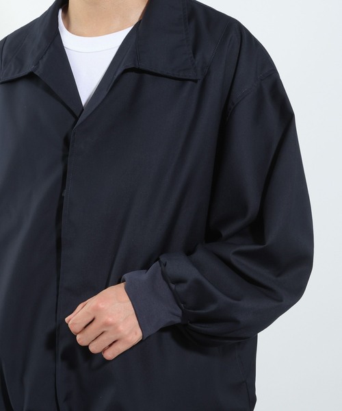 BAYFLOW(ベイフロー)の「【IVY(アイビー)×BAYFLOW】オープンカラー比翼ブルゾン(ブルゾン・メンズ・ブラウン/ネイビー・MEDIUM/LARGE)」の20枚目の写真