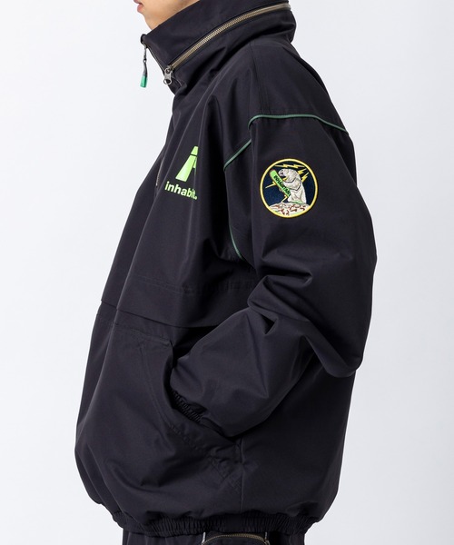 habitant(インハビタント)クォータージップ プルオーバー スノー