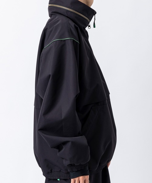 habitant(インハビタント)クォータージップ プルオーバー スノー